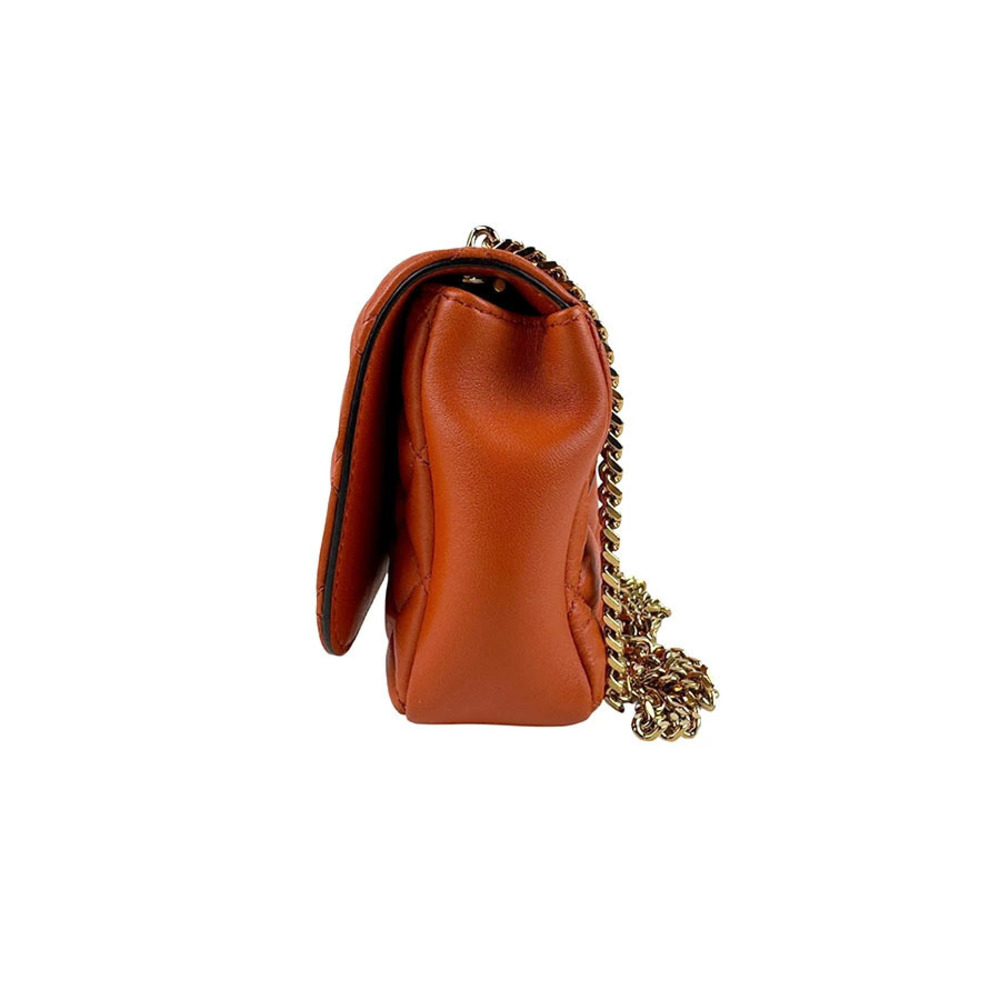 Versace shoulder bag leather orange
